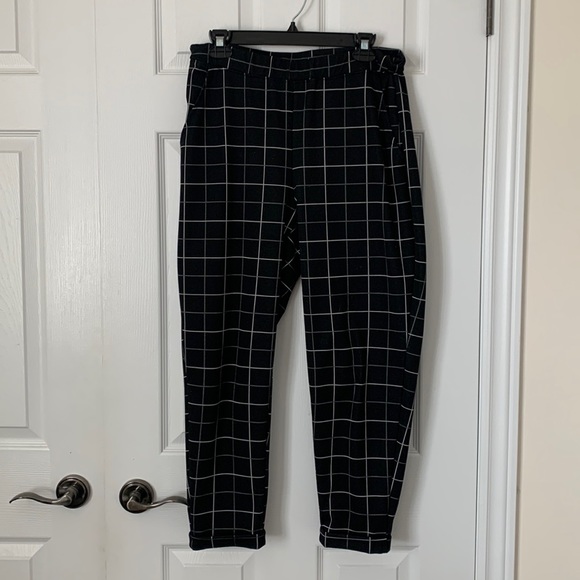 Relaxed-Fit Plaid Pants - Picture 1 of 4